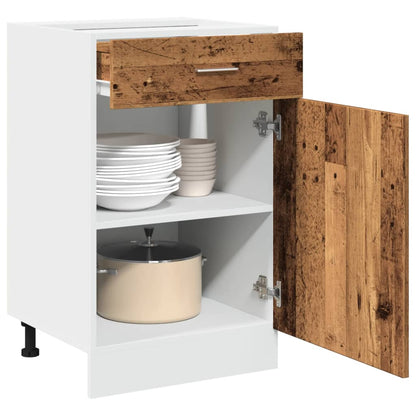 Mobile Pensile “Riga” 40X29,5X60 Cm Legno Antico