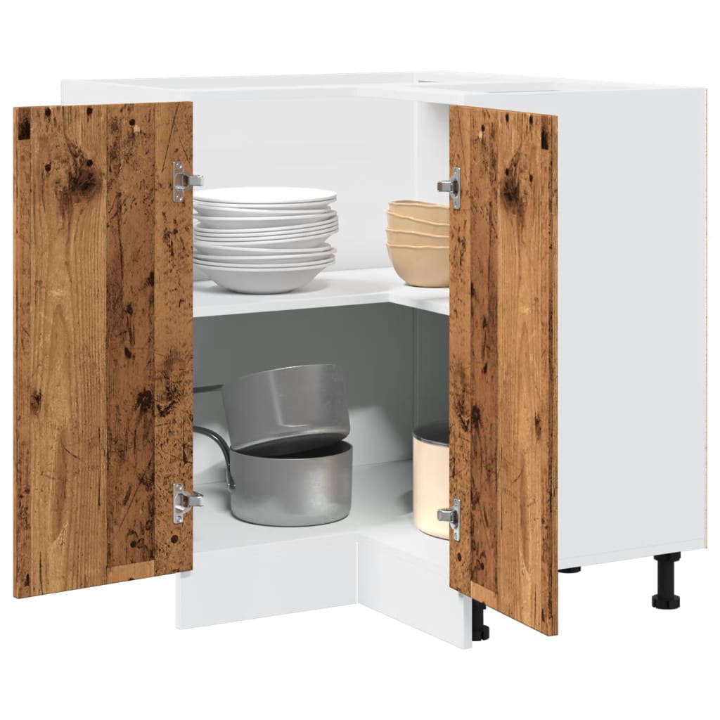 Mobile Pensile “Riga” 40X29,5X60 Cm Legno Antico