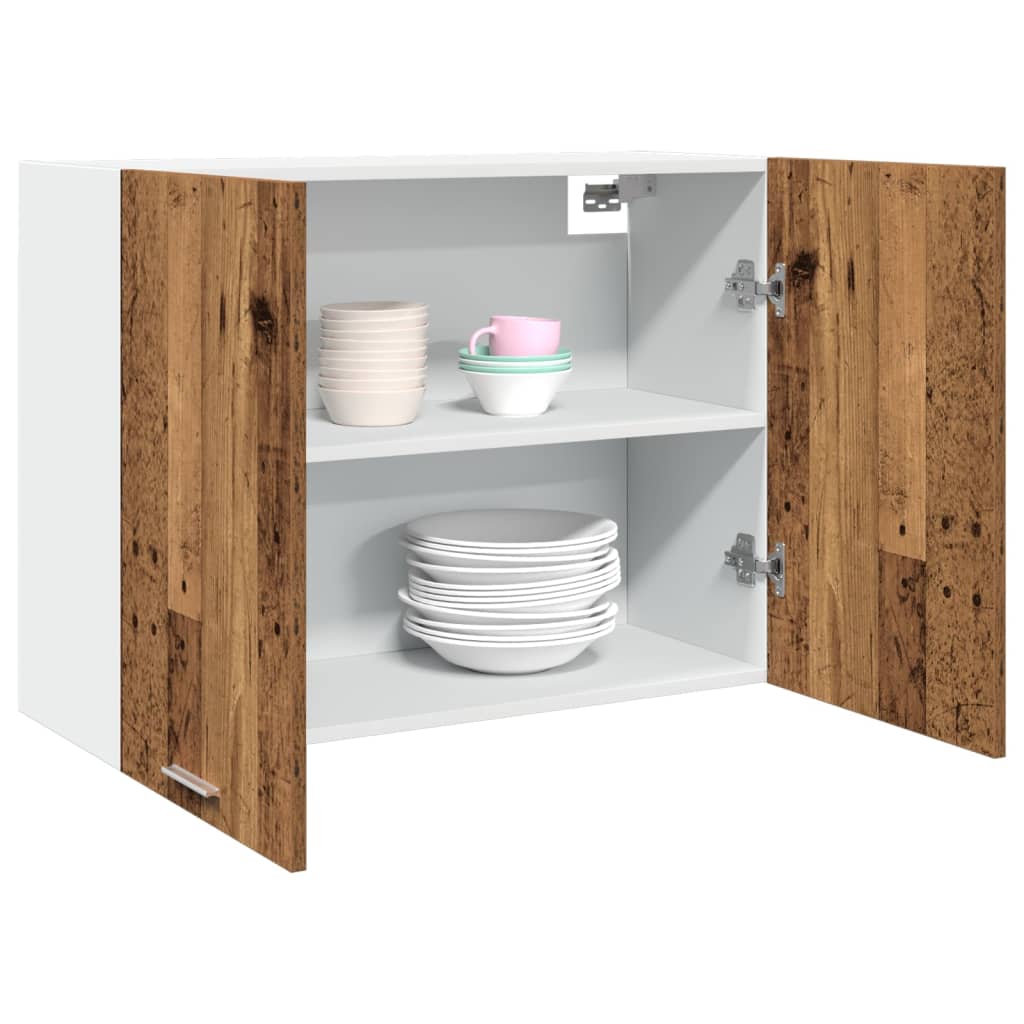 Mobile Pensile “Riga” 40X29,5X60 Cm Legno Antico