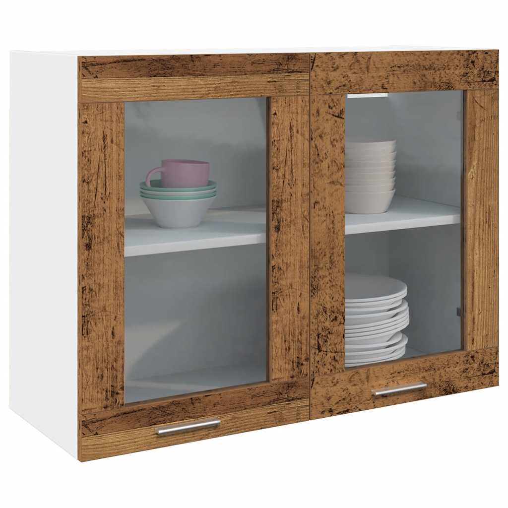 Mobile Pensile “Riga” 40X29,5X60 Cm Legno Antico