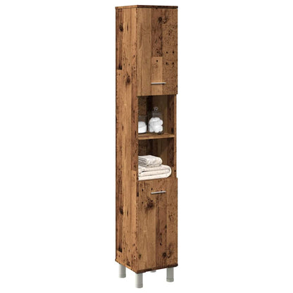Mobile Da Bagno 30,5X30X179Cm In Truciolato