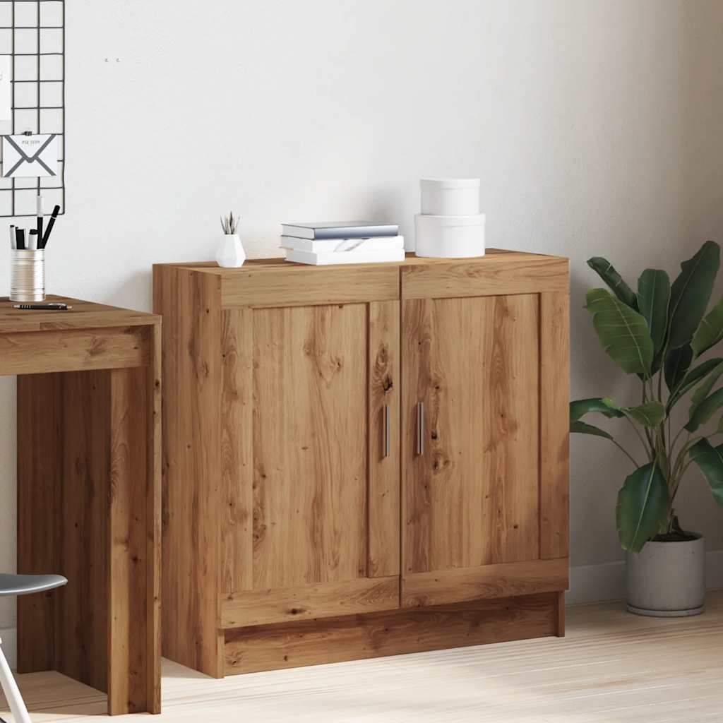 Libreria 82,5X30,5X Legno Multistrato Rovere Artigianale