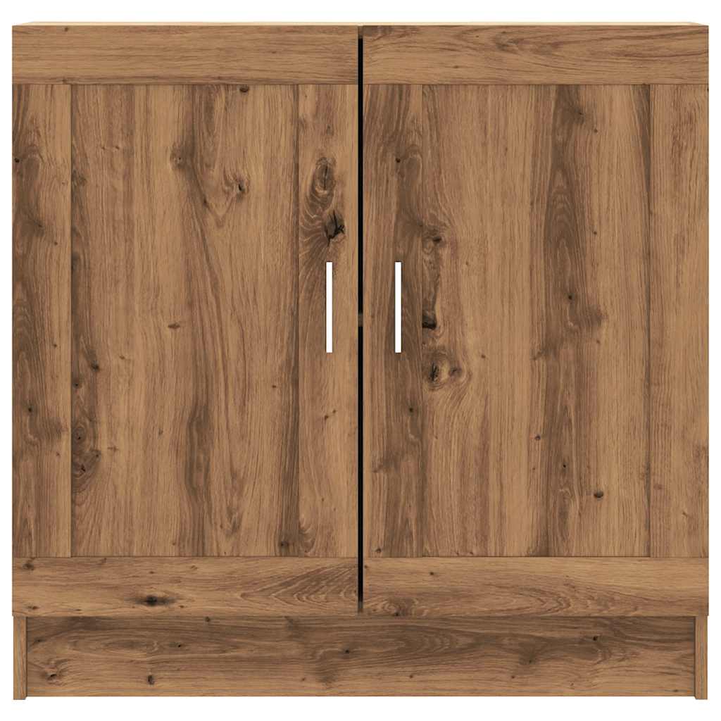 Libreria 82,5X30,5X Legno Multistrato Rovere Artigianale