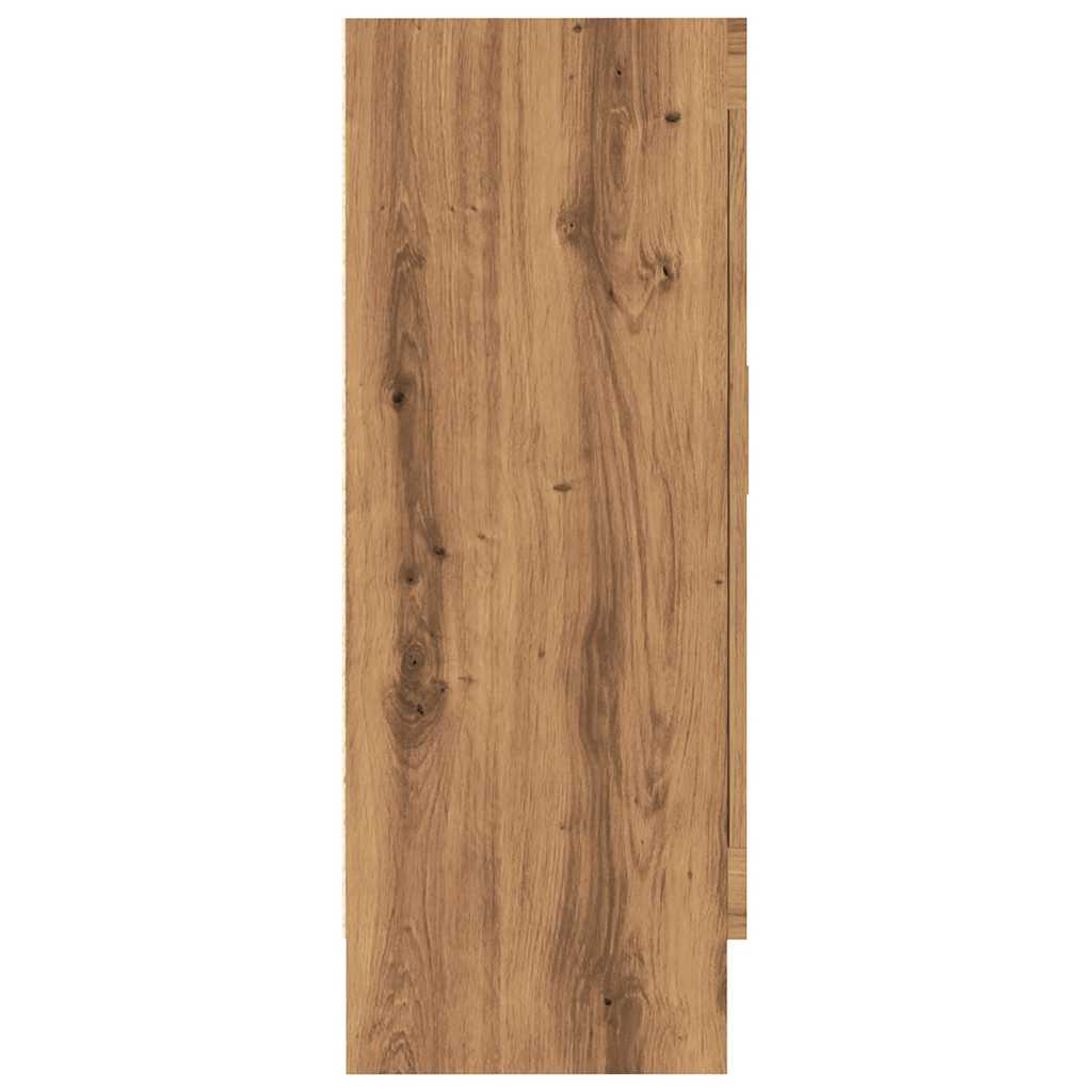 Libreria 82,5X30,5X Legno Multistrato Rovere Artigianale
