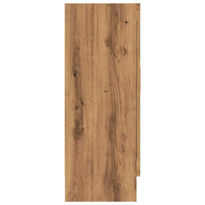 Libreria 82,5X30,5X Legno Multistrato Rovere Artigianale