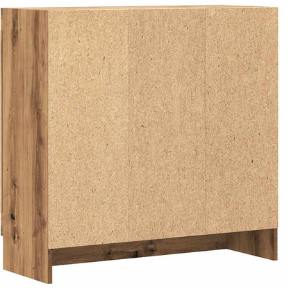 Libreria 82,5X30,5X Legno Multistrato Rovere Artigianale