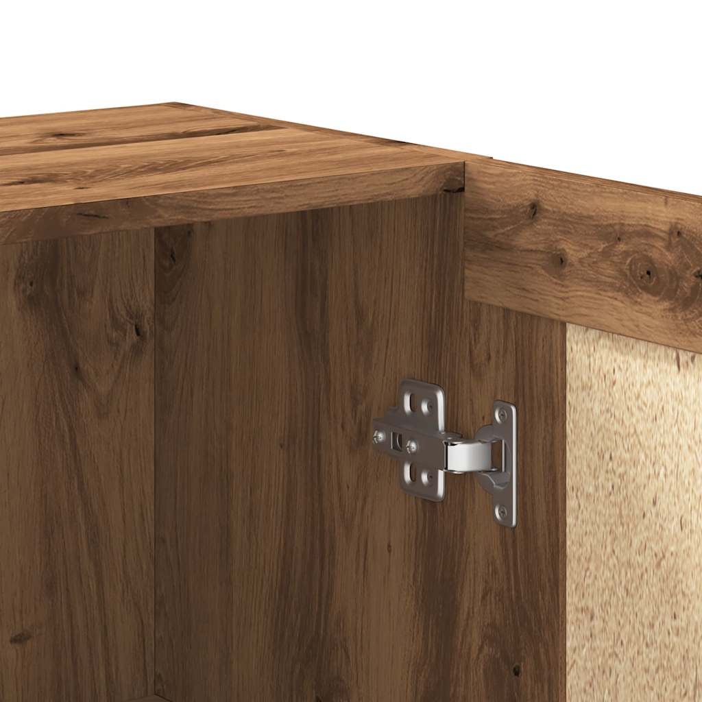 Libreria 82,5X30,5X Legno Multistrato Rovere Artigianale