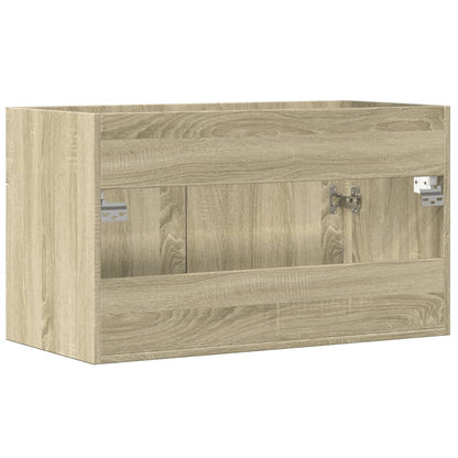 Mobile Sottolavabo 80X38,5X46Cm Legno Multistrato Rovere Sonoma