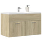 Mobile Sottolavabo 80X38,5X46Cm Legno Multistrato Rovere Sonoma