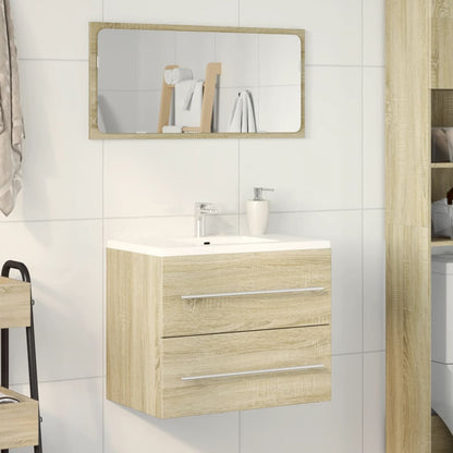 Mobile Lavabo 60X38,5X48 Cm In Legno Multistrato Rovere Sonoma