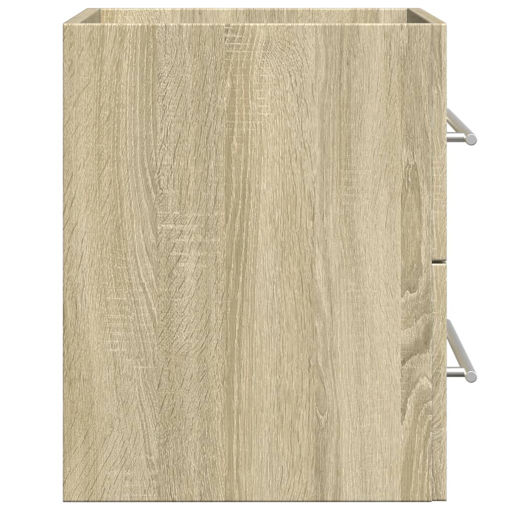 Mobile Lavabo 60X38,5X48 Cm In Legno Multistrato Rovere Sonoma