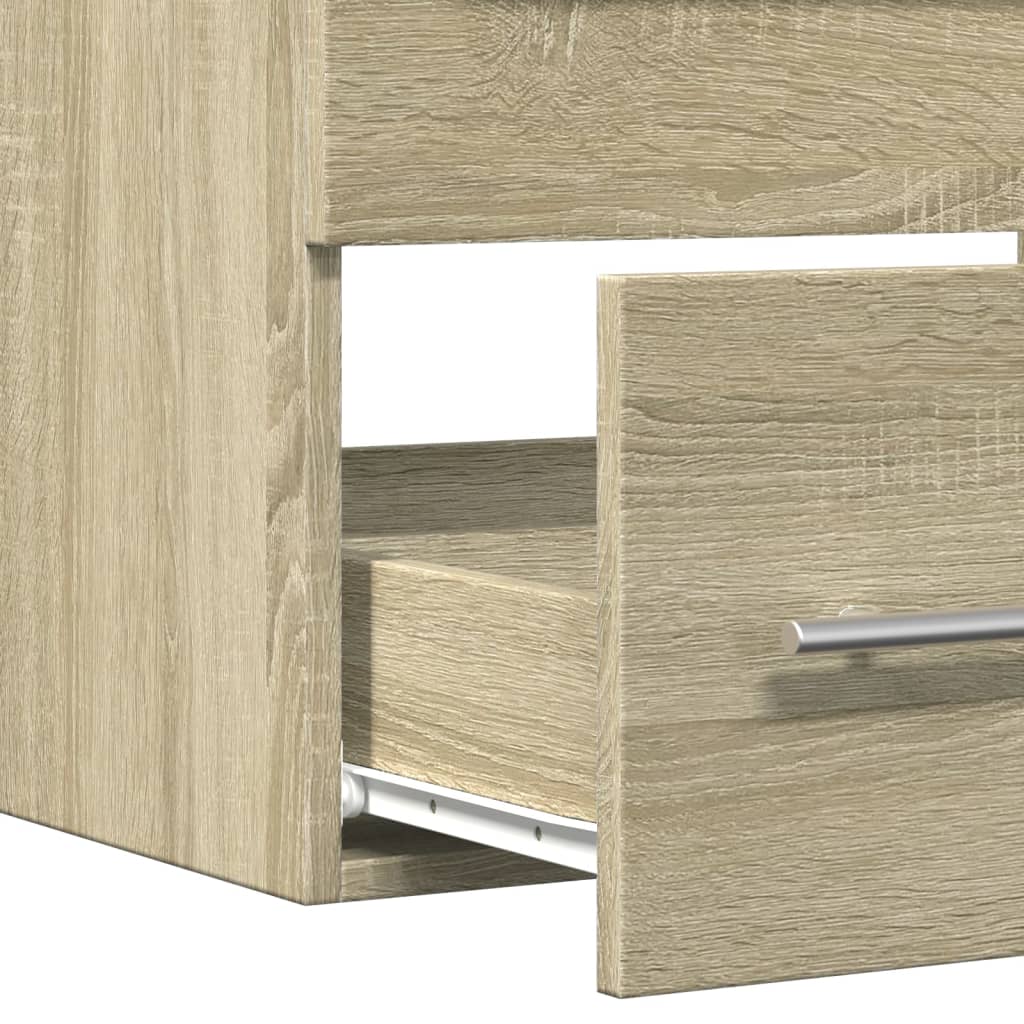 Mobile Lavabo 60X38,5X48 Cm In Legno Multistrato Rovere Sonoma