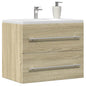 Mobile Lavabo 60X38,5X48 Cm In Legno Multistrato Rovere Sonoma