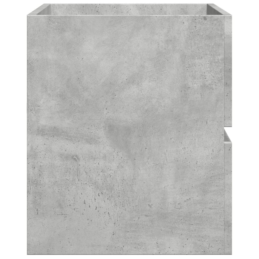Mobile Lavabo 90X38,5X45 Cm In Legno Multistrato Grigio Cemento