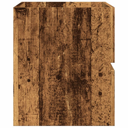 Mobile Lavabo 90X38,5X45 Cm In Truciolato Legno Antico