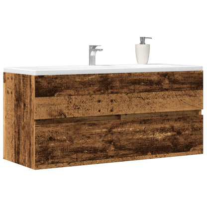 Mobile Lavabo 90X38,5X45 Cm In Truciolato Legno Antico