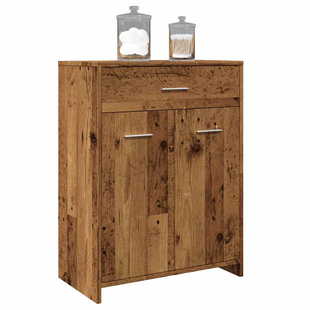 Mobile Da Bagno 60X33X80 Cm In Legno Tecnico