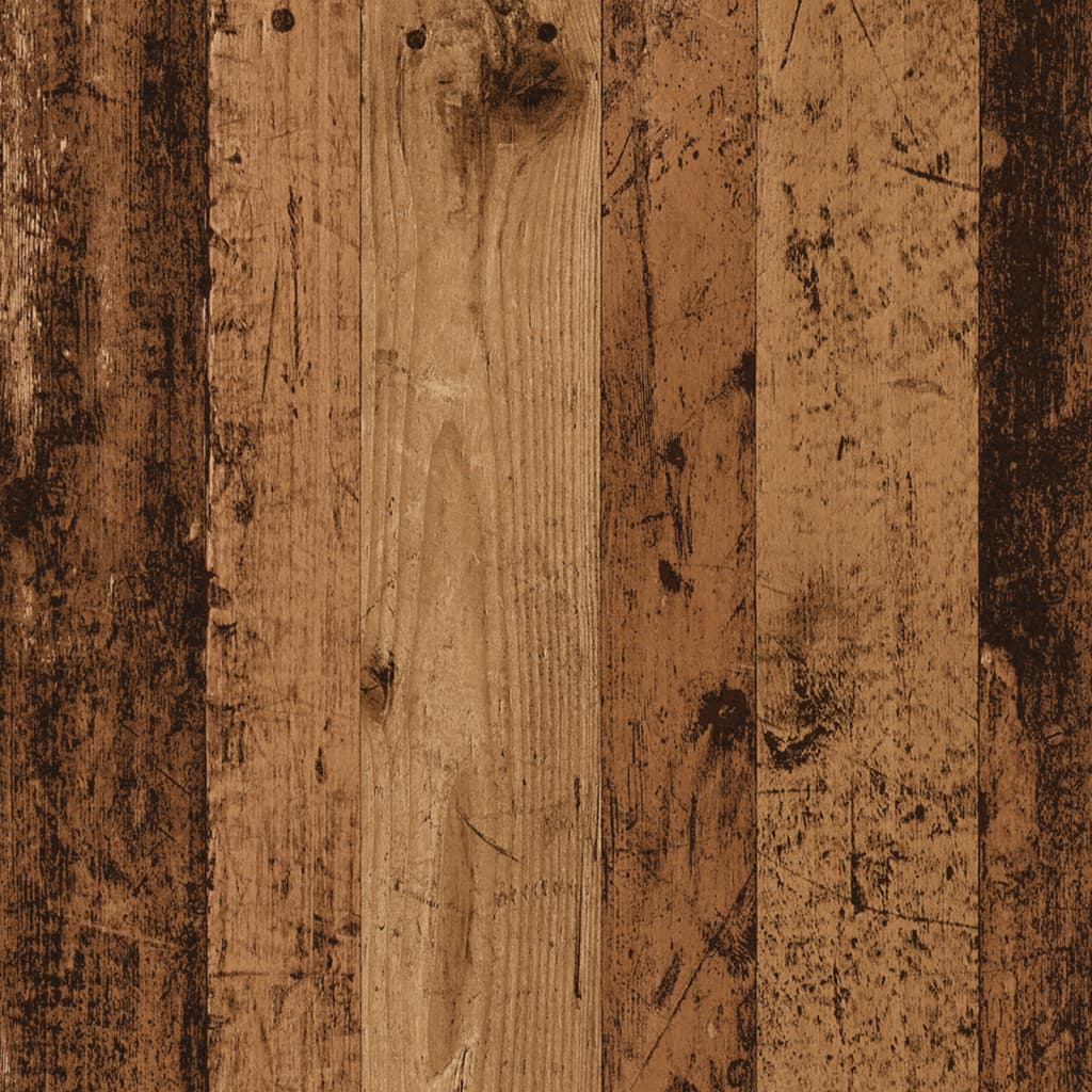 Mensole A Parete 4 Pz Legno Antico 40X10X1,5 Cm In Truciolato