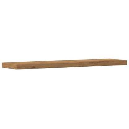 Mensole Parete 4Pz Rovere Artigianale 40X10X1,5Cm In Truciolato