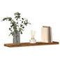 Mensole A Parete 4 Pz Legno Antico 40X20X1,5 Cm In Truciolato