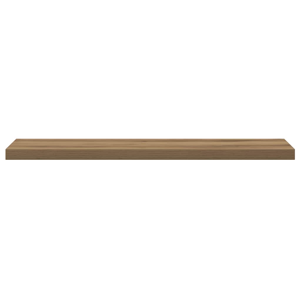 Mensole Parete 4Pz Rovere Artigianale 40X20X1,5Cm In Truciolato