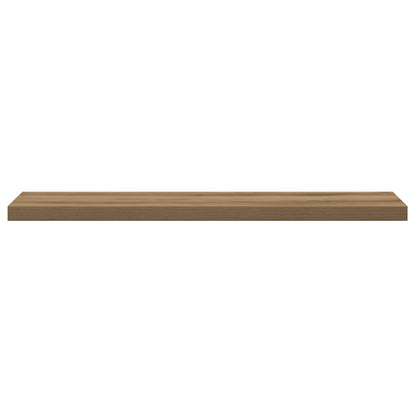 Mensole Parete 4Pz Rovere Artigianale 40X20X1,5Cm In Truciolato