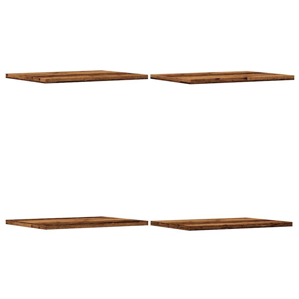 Ripiani Per Libreria 4Pz Legno 40X30X1,5Cm In Legno Multistrato
