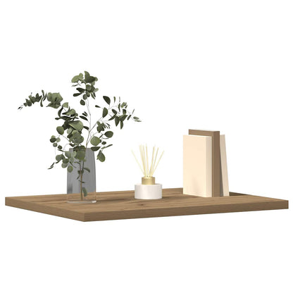 Ripiani Per Libreria 4 Pz Rovere 60X10X1,5 Cm Legno Multistrato