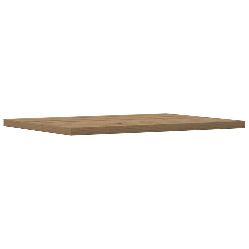 Ripiani Per Libreria 4 Pz Rovere 60X10X1,5 Cm Legno Multistrato