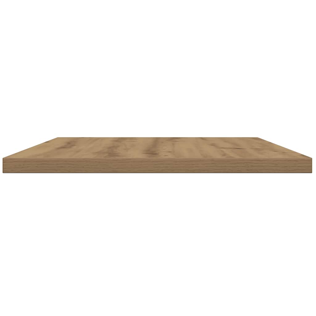 Ripiani Per Libreria 4 Pz Rovere 60X10X1,5 Cm Legno Multistrato