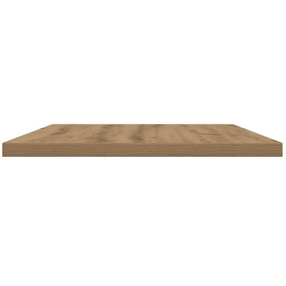 Ripiani Per Libreria 4 Pz Rovere 60X10X1,5 Cm Legno Multistrato