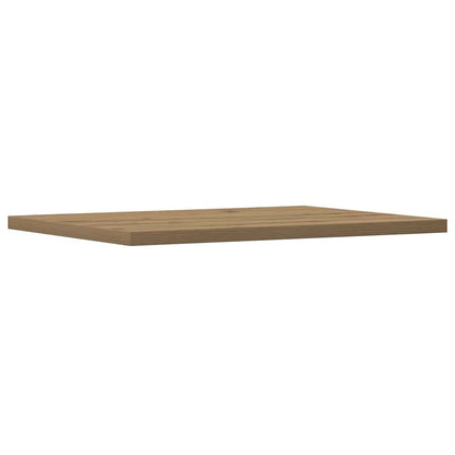 Ripiani Per Libreria 4 Pz Rovere 60X10X1,5 Cm Legno Multistrato