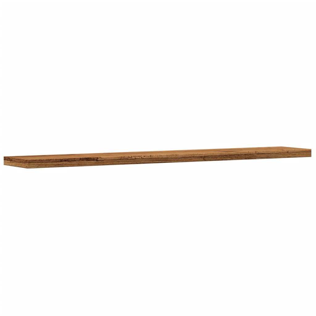 Ripiani Libreria 4 Pz Legno Vecchio 60X10X1,5 Cm In Truciolato