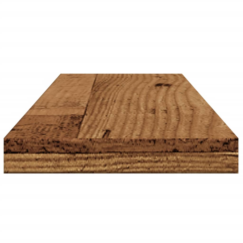 Ripiani Libreria 4 Pz Legno Vecchio 60X10X1,5 Cm In Truciolato