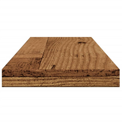 Ripiani Libreria 4 Pz Legno Vecchio 60X10X1,5 Cm In Truciolato
