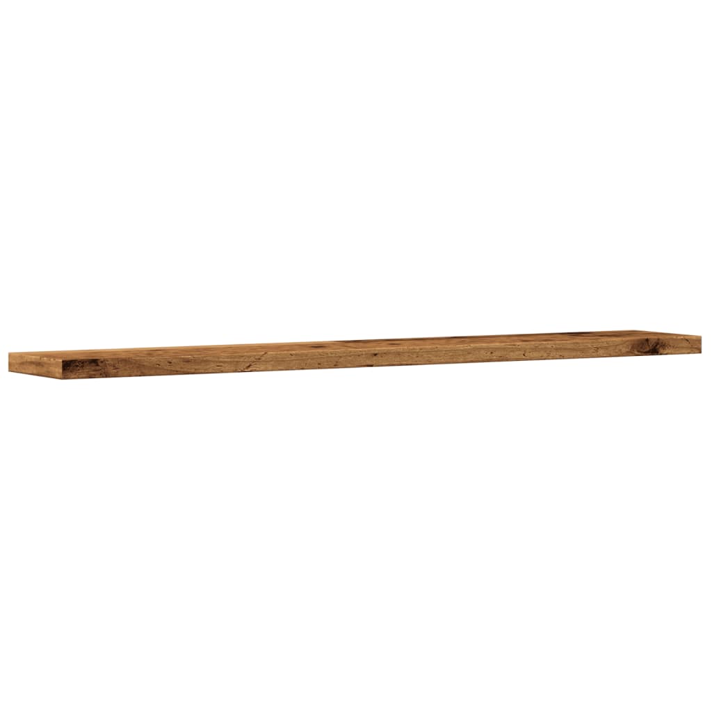 Ripiani Libreria 4 Pz Legno Vecchio 60X10X1,5 Cm In Truciolato
