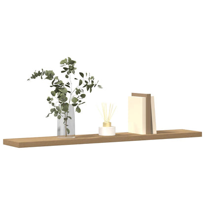 Mensole Parete 4Pz Rovere Artigianale 60X20X1,5Cm In Truciolato