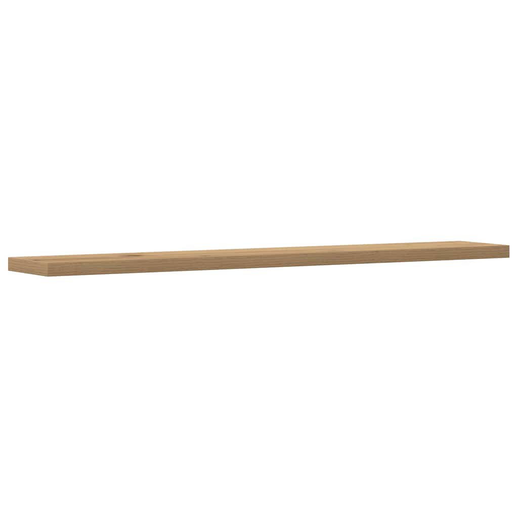 Mensole Parete 4Pz Rovere Artigianale 60X20X1,5Cm In Truciolato