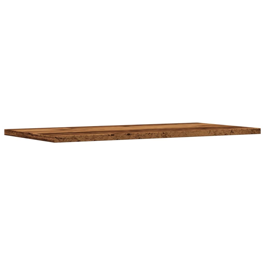 Mensole A Parete 4 Pz Legno Antico 60X30X1,5 Cm In Truciolato