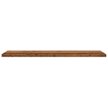 Mensole A Parete 4 Pz Legno Antico 60X30X1,5 Cm In Truciolato