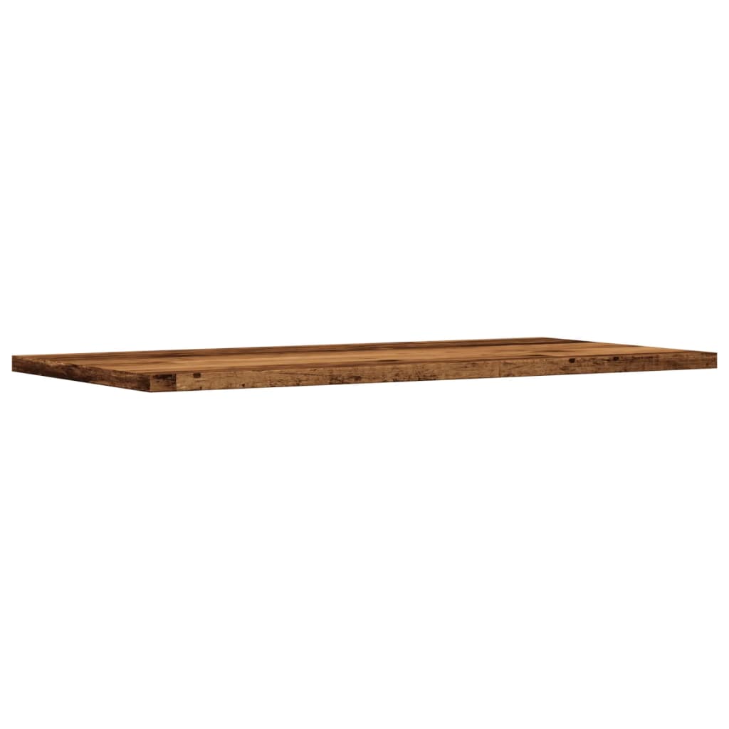 Mensole A Parete 4 Pz Legno Antico 60X30X1,5 Cm In Truciolato