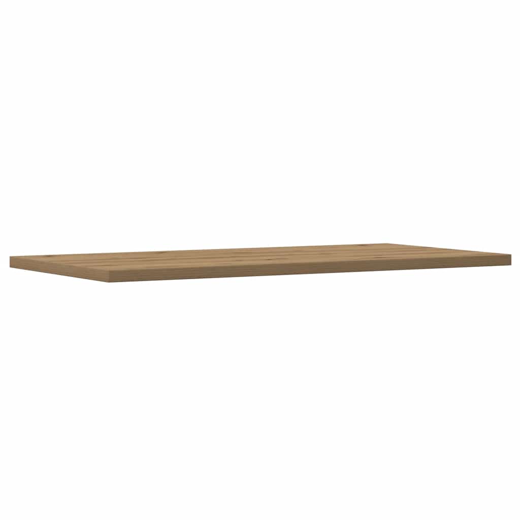 Mensole Parete 4Pz Rovere Artigianale 60X30X1,5Cm In Truciolato