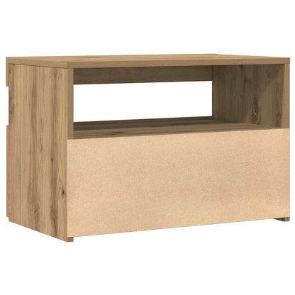 Mobili Porta Tv Con Led 2 Pz Artigianale In Legno Multistrato