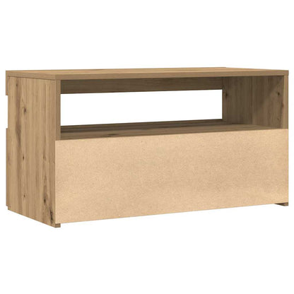 Mobile Porta Tv Con Led Artigianale 75X35X40 Cm Multistrato