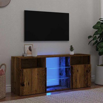 Mobile Porta Tv Con Led 120X30X50 Cm Multistrato