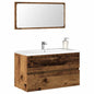 Set Mobili Da Bagno 2 Pz In Legno Multistrato