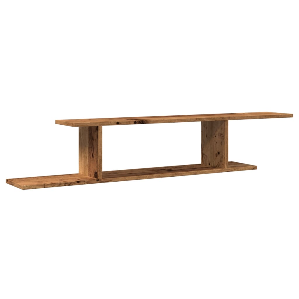 Scaffale Tv Parete 125X18X23 Cm Legno Multistrato