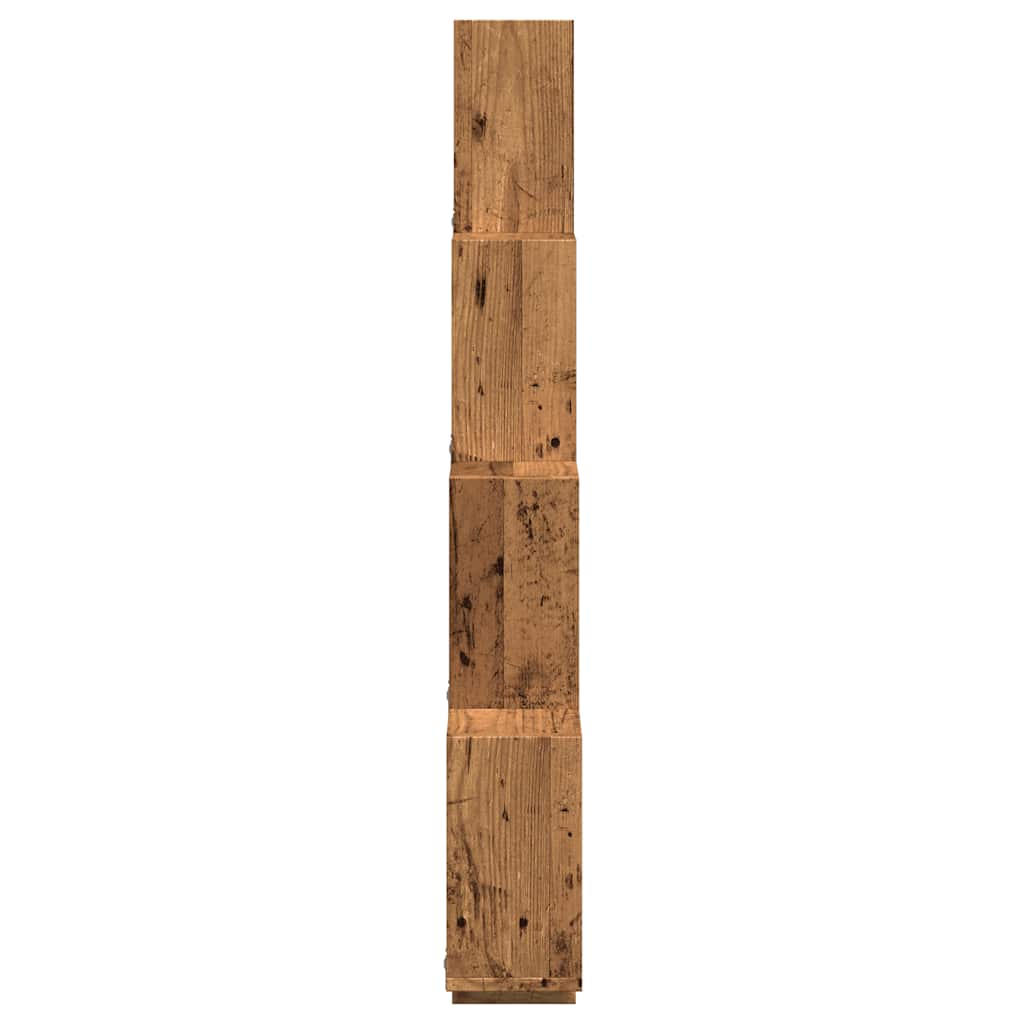 Mensola A Muro A Cubo Antico 90X15X119,5 Cm Legno Multistrato