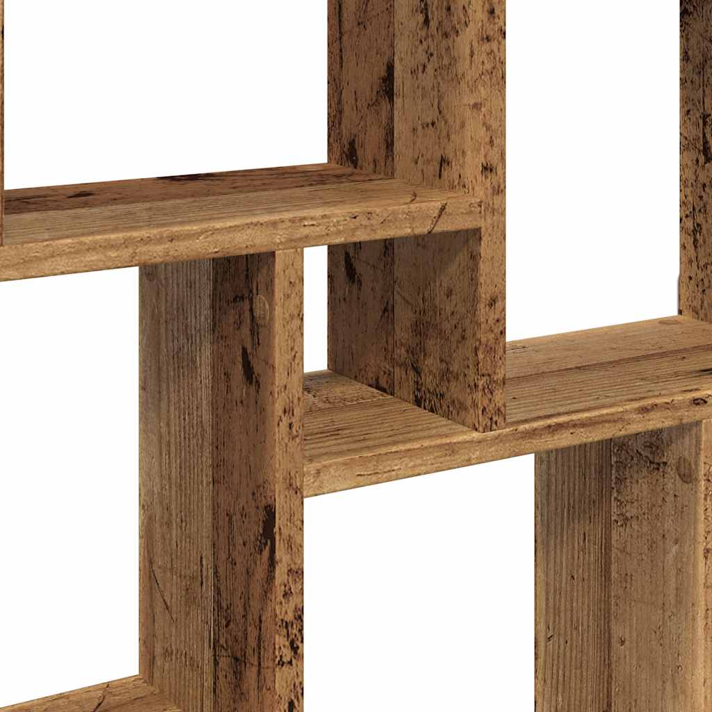 Mensola A Muro A Cubo Antico 90X15X119,5 Cm Legno Multistrato
