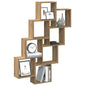 Mensola A Muro A Cubo Antico 90X15X119,5 Cm Legno Multistrato